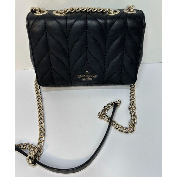 Kate Spade Briar Lane Quilted Leather Mini Emelyn Crossbody Bag Womens Designer - Picture 1 of 7